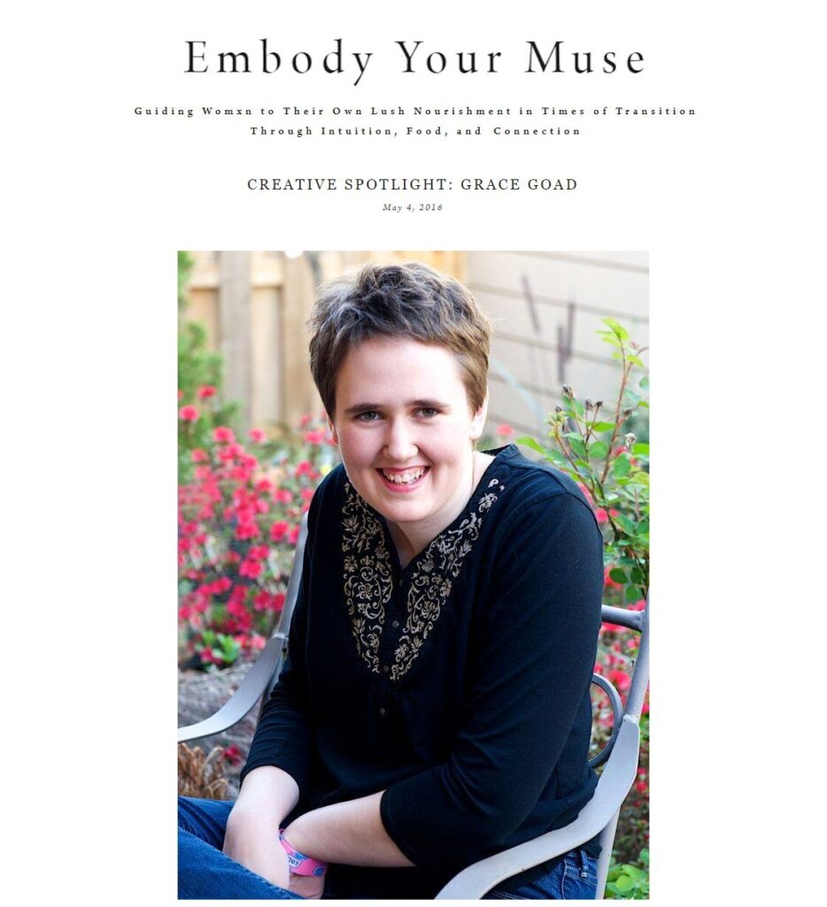 Embody Your Muse Website with Grace Goad
